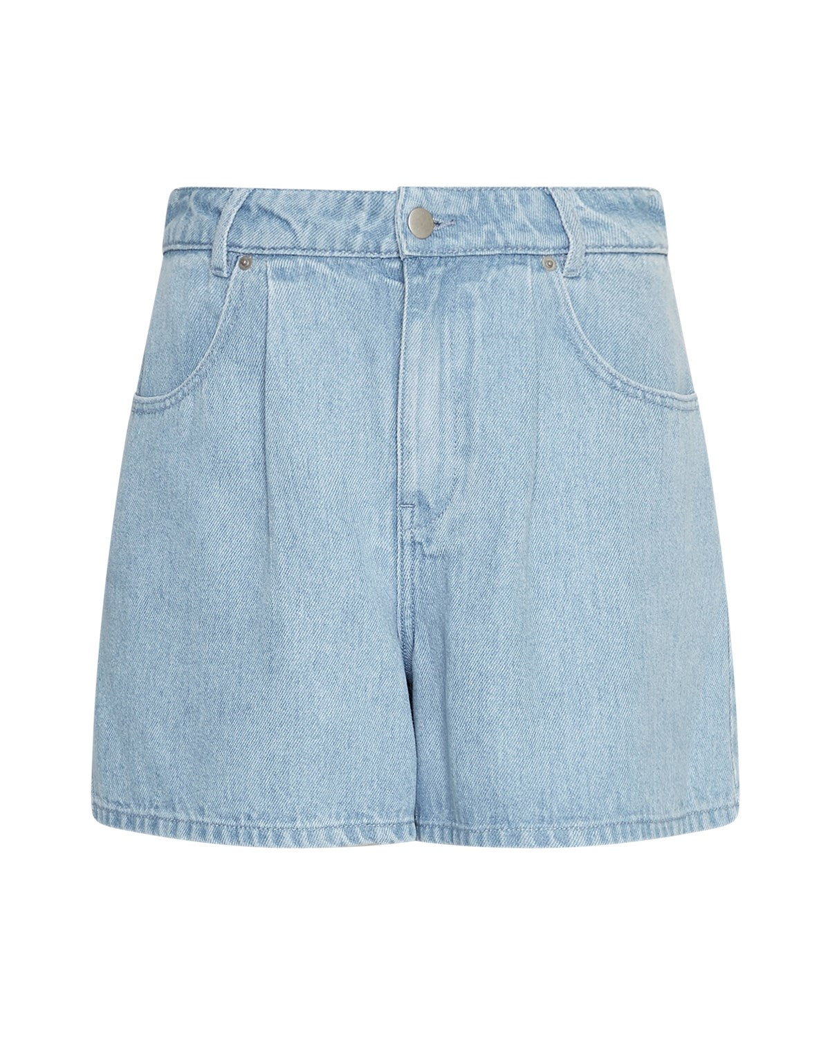 MSCH Saphina HW Shorts Light BLue Wash