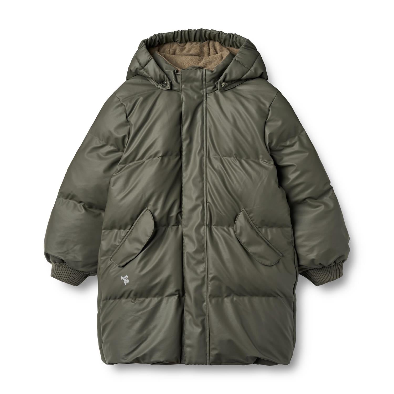 Wheat Puffer Jacket Coast winter forest
