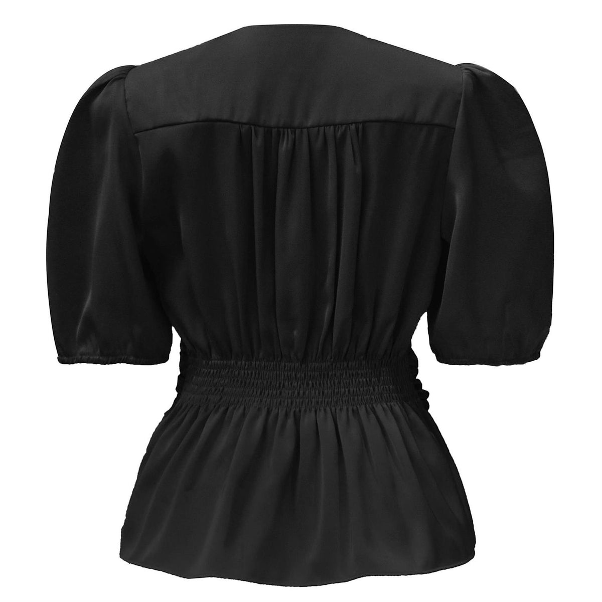 Tiki Twist Blouse Black
