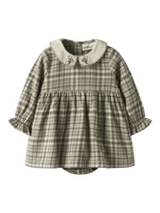 Lil Atelier REBEL LS BODY DRESS SOLID Sepia tint