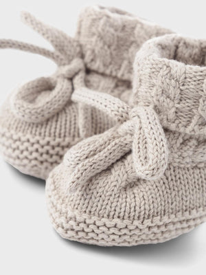 Lil Atelier DAIO KNIT Booties Pure Cashmere