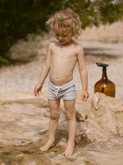 Lil Atelier Farrow Swim Shorts Silver Filigree