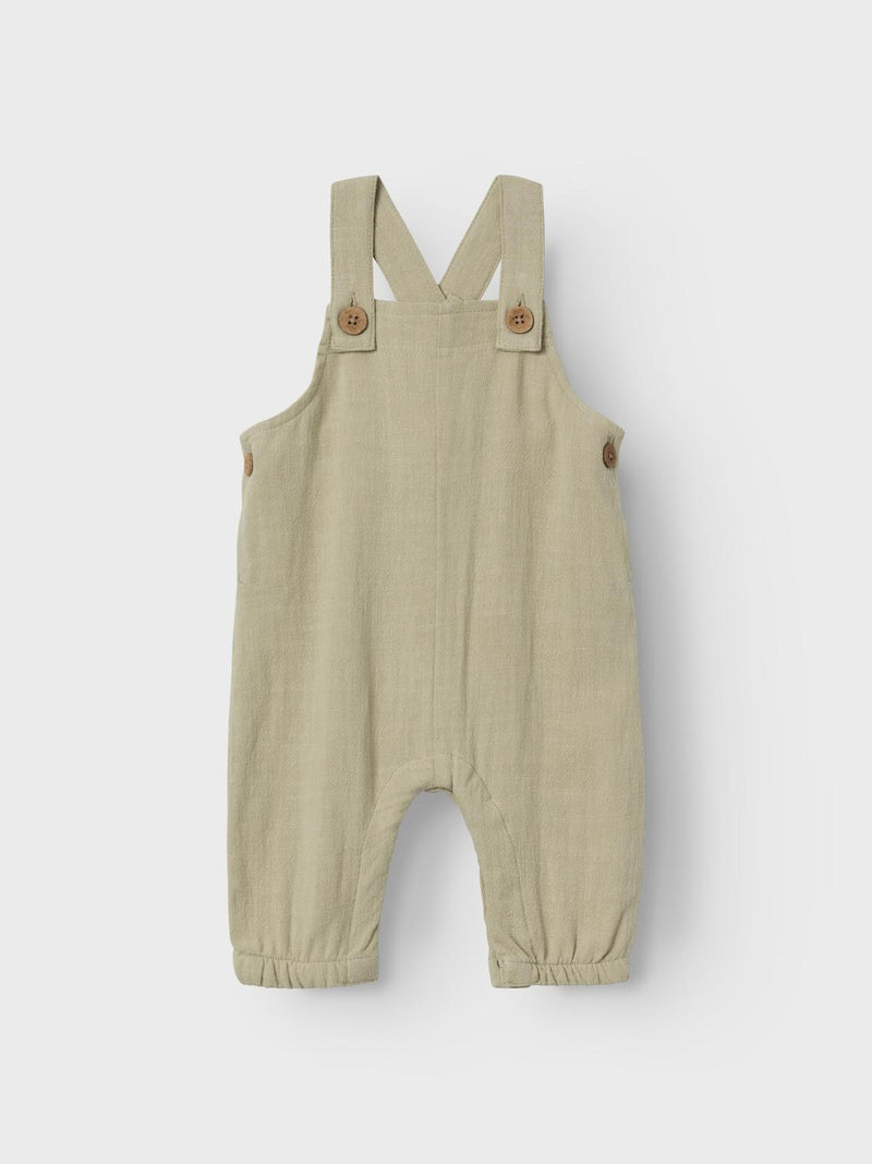 Lil Atelier Fin Overall Bleached Moss