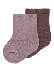 Name it Wakta Sock 2pk Purple Dove