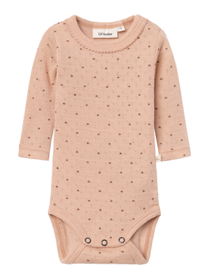 Lil Atelier Nava Wool Body Rugby Tan Hearts