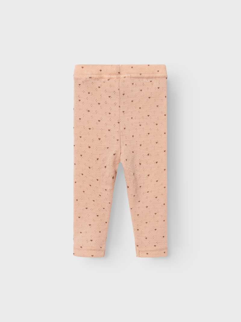 Lil Atelier Nava Legging Rugby Tan Hearts