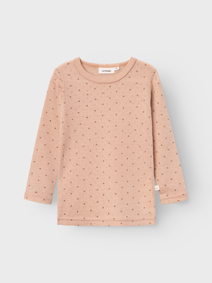 Lil Atelier Nava Wool Top Rugby Tan