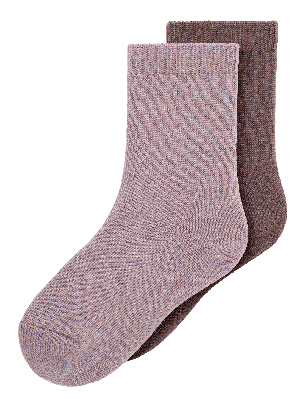 Name it Wakta Wool 2pk Sock Purple Dove