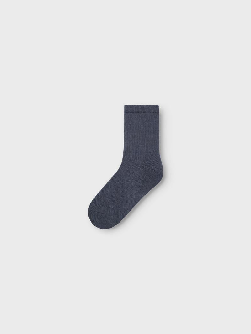 Name it Wak Wool 2pk Sock Dark Grey Melange