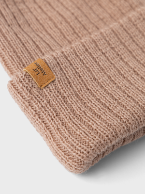 Lil Atelier Nanson Knit Hat Rugby Tan