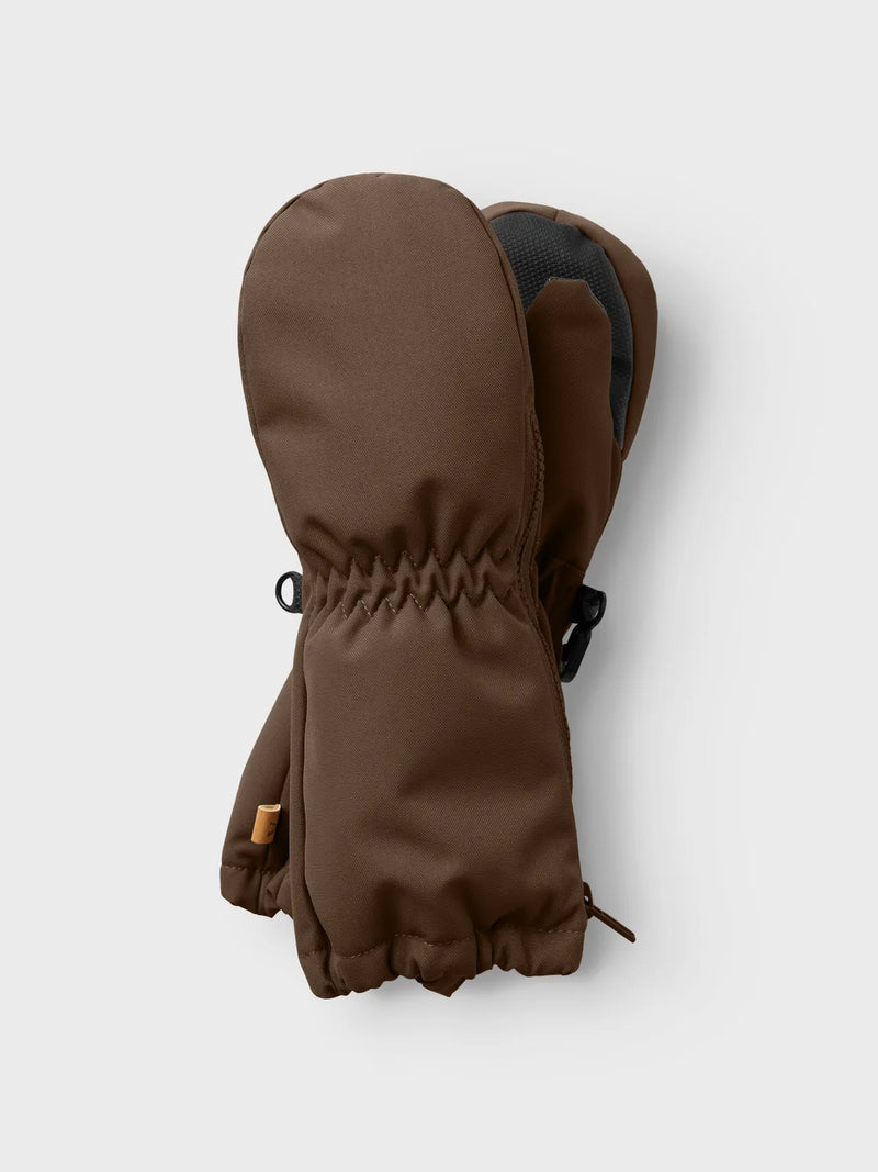 Lil Atelier Lasnow Mitten Dark Earth