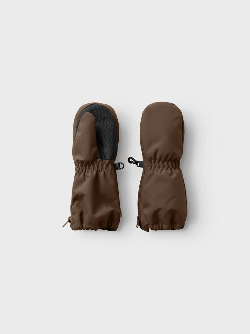 Lil Atelier Lasnow Mitten Dark Earth