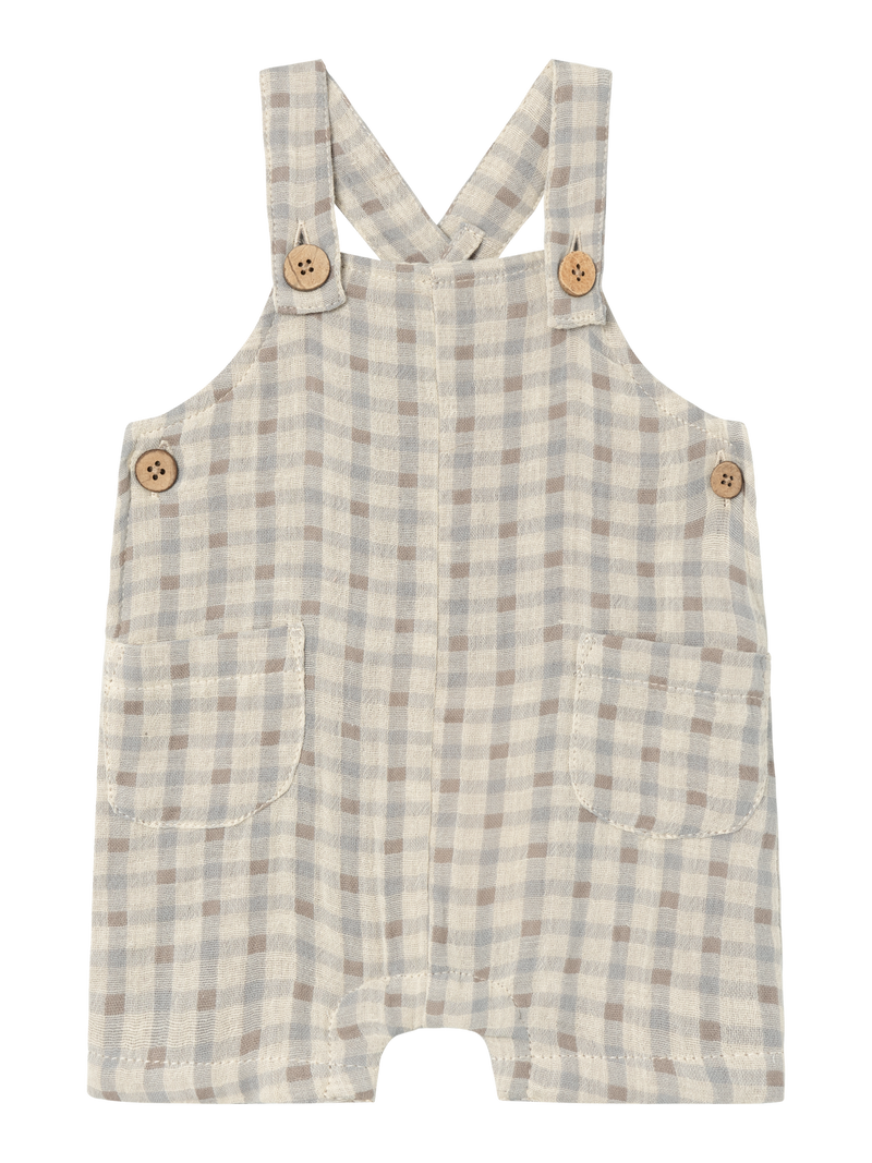 Lil Atelier Joey Short Overall Bleached Sand