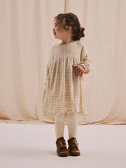 Lil Atelier Kaley Big Dress  Lemon Icing