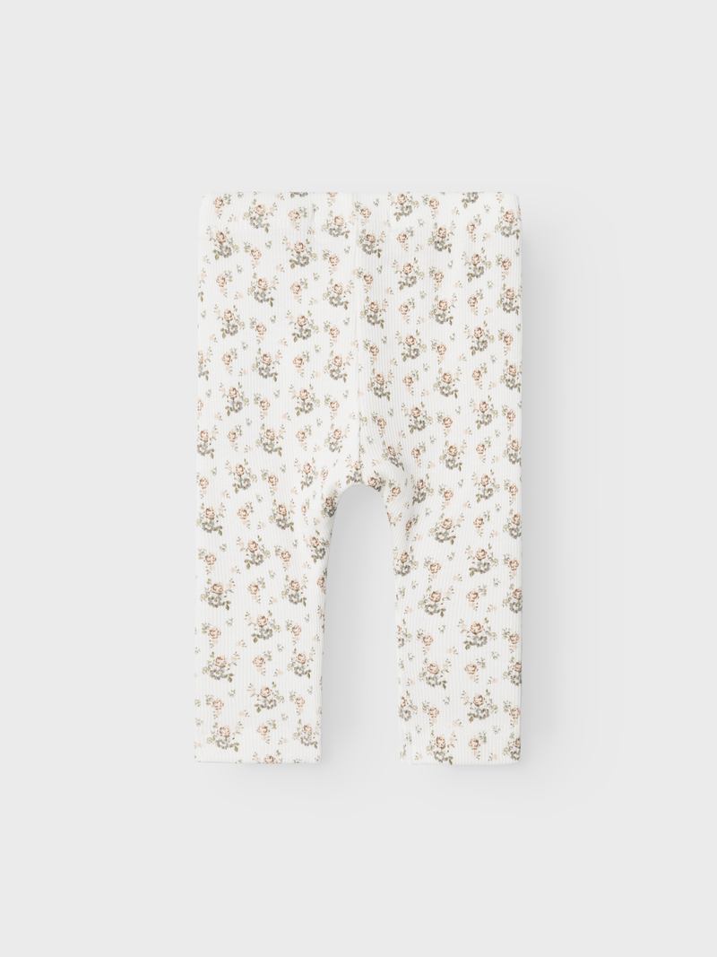 Lil Atelier Gago Leggings Coconut Milk Flower