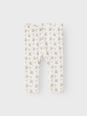 Lil Atelier Gago Leggings Coconut Milk Flower