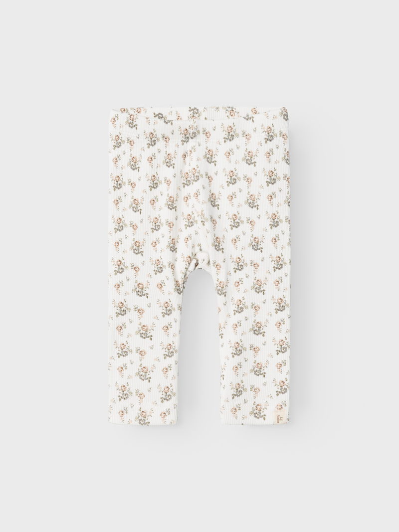 Lil Atelier Gago Leggings Coconut Milk Flower