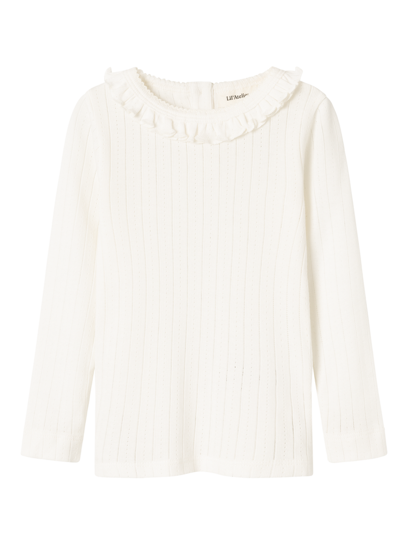 Lil Atelier Rachel Nis Top Coconut Milk