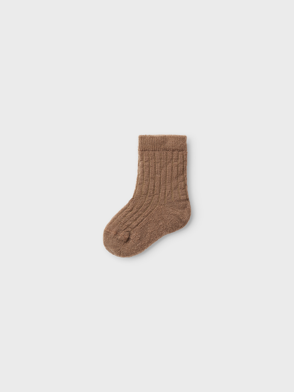 Lil Atelier Rakel Wool Sock Petrified Oak