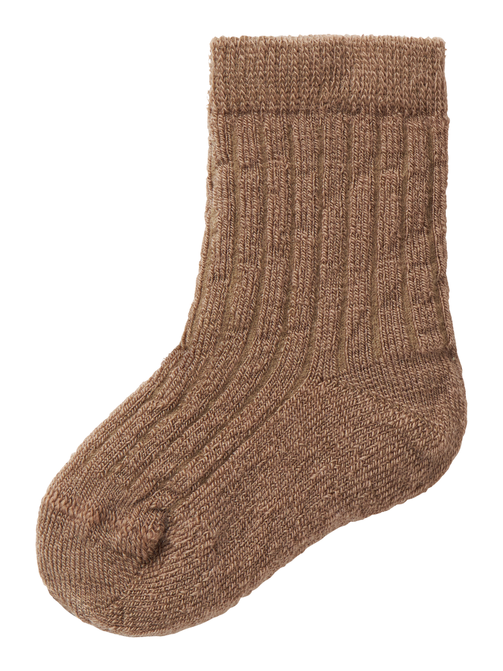 Lil Atelier Rakel Wool Sock Petrified Oak