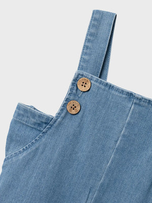 Lil Atelier Kaja Loose Denim Overall