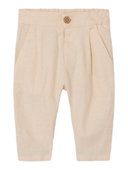 Lil Atelier Felix Baby Pant Bleached Sand