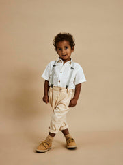 Lil Atelier Felix Pant Bleached Sand