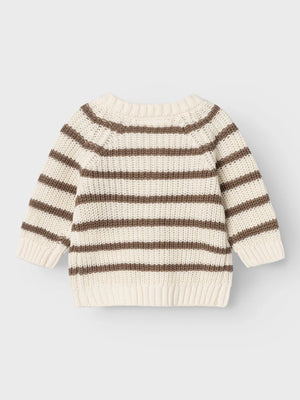 Lil Atelier Emlen Knit Stripe Birch