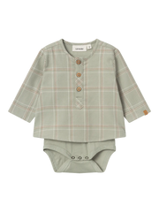 Lil Atelier Modo Body Shirt Seagrass