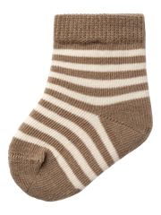 Lil Atelier BabySocks Love Stripe Birch
