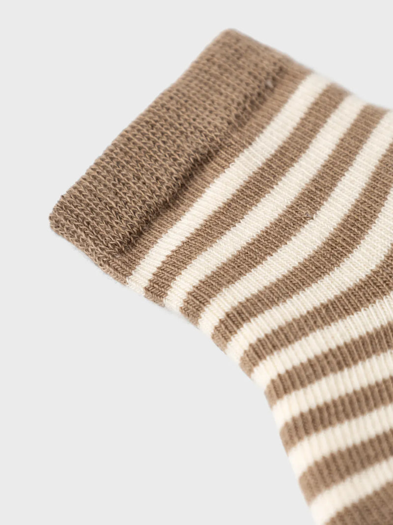 Lil Atelier BabySocks Love Stripe Birch