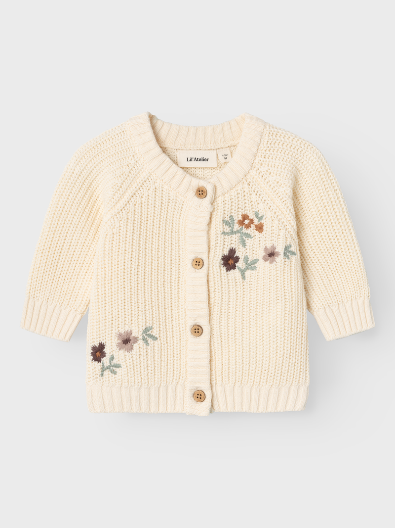 Lil Atelier Emlen Cardigan Flower