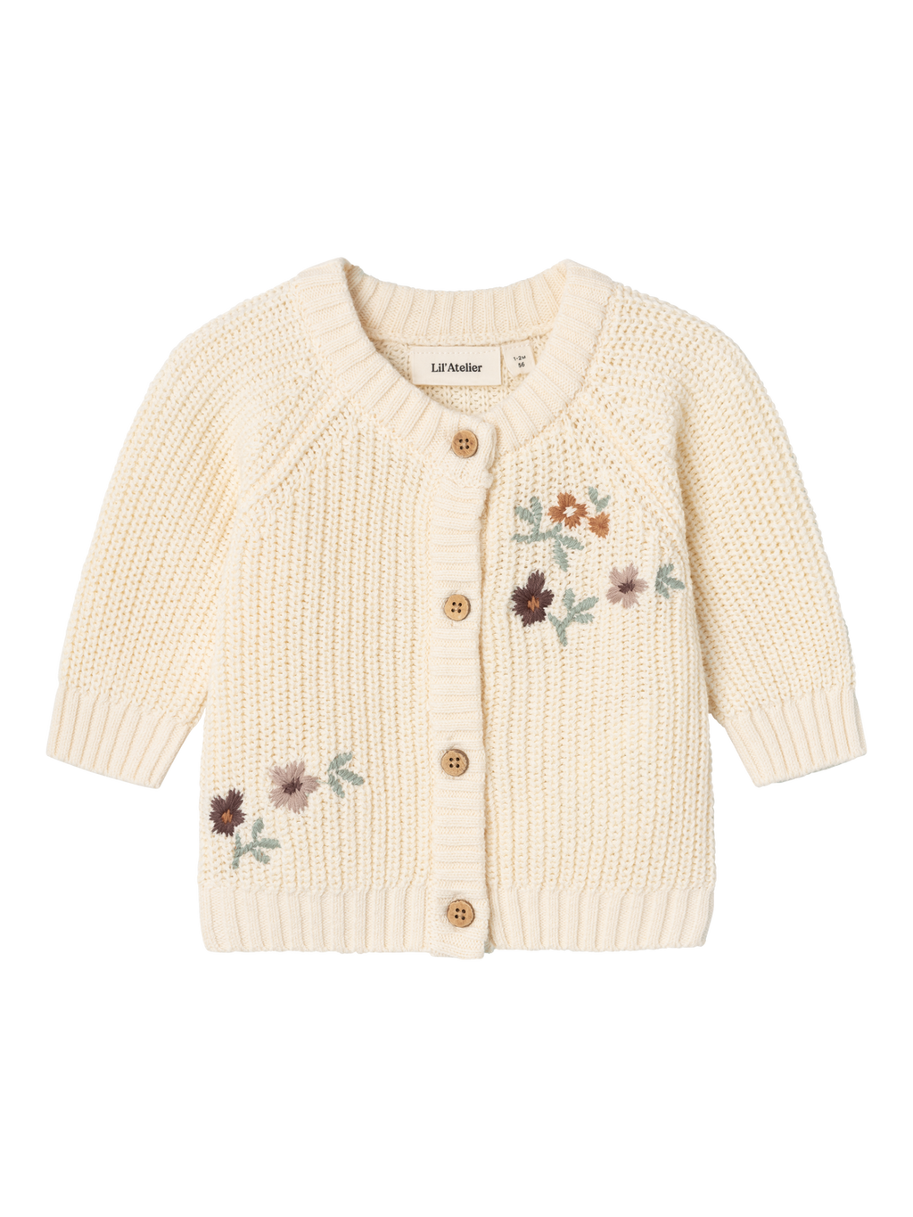 Lil Atelier Emlen Cardigan Flower