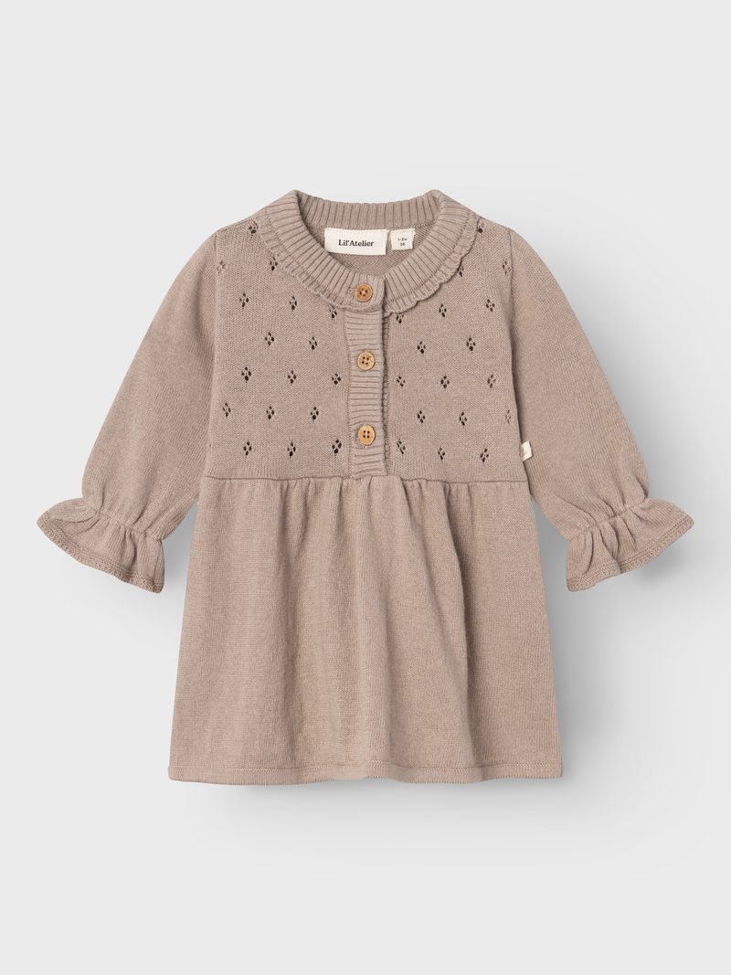 Lil Atelier Nimi Knit Dress Etherea