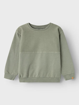 Lil Atelier Mads Reg Sweater Seagrass