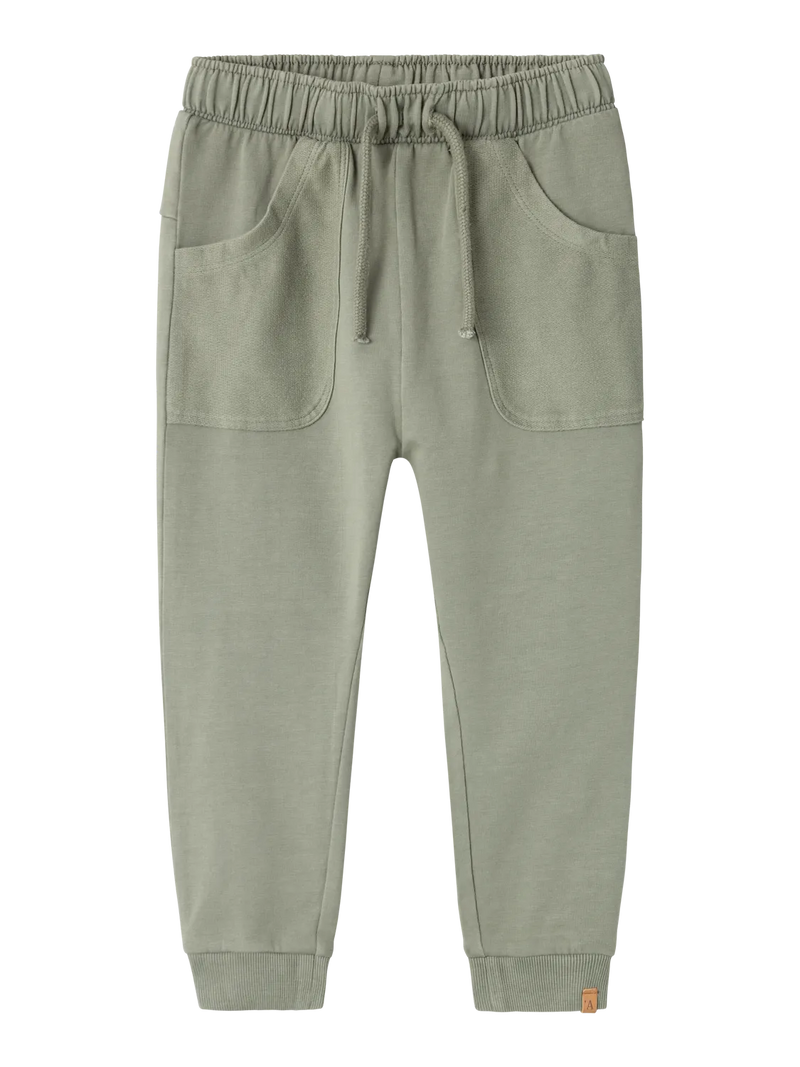 Lil Atelier Mads Big Regular Pant Seagrass