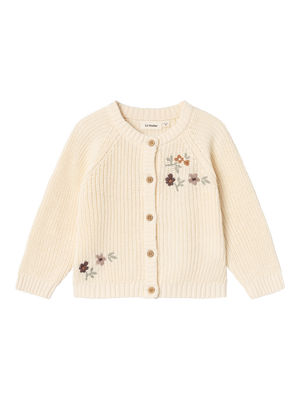 Lil Atelier Emlen Knit Cardigan Flower