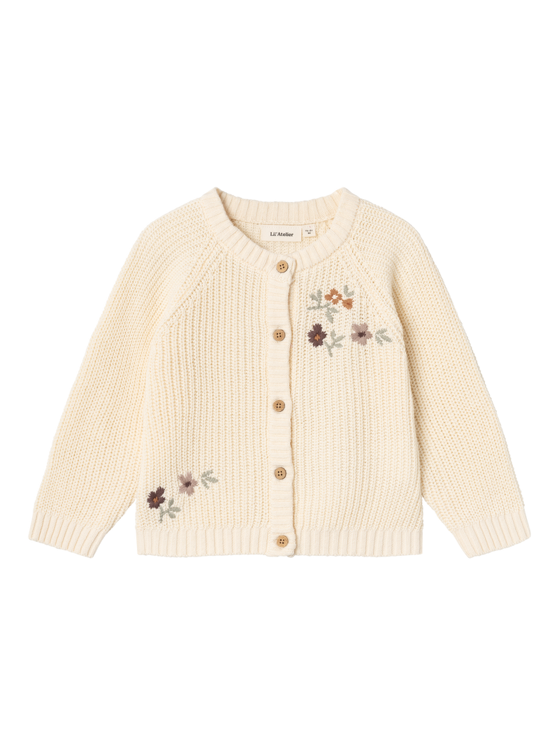 Lil Atelier Emlen Knit Cardigan Flower