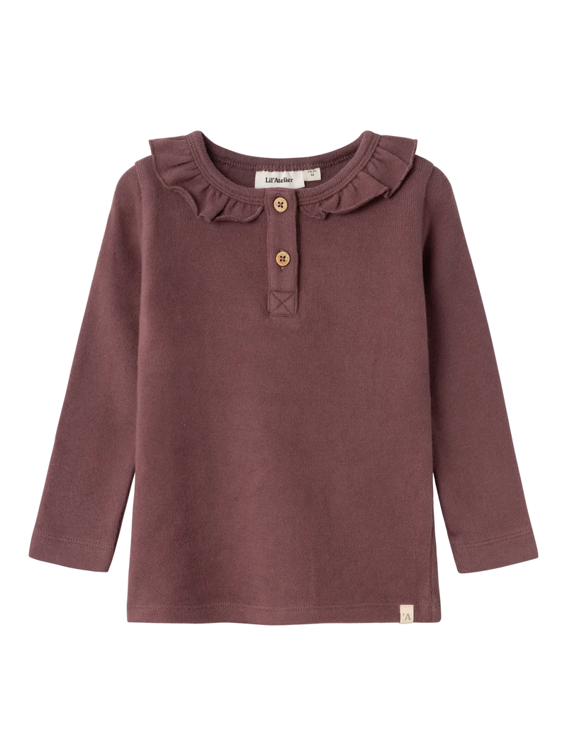 Lil Atelier Thoro Hou Top Rose Brown