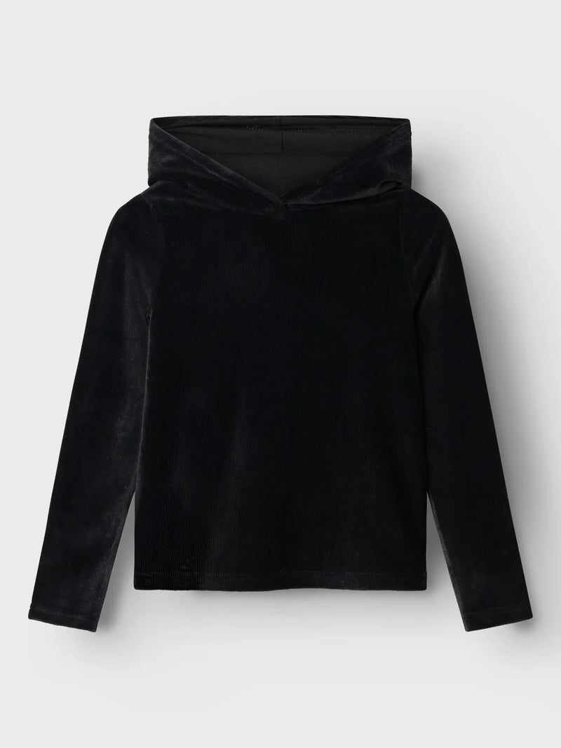 Name it Ringe Hoodie Black