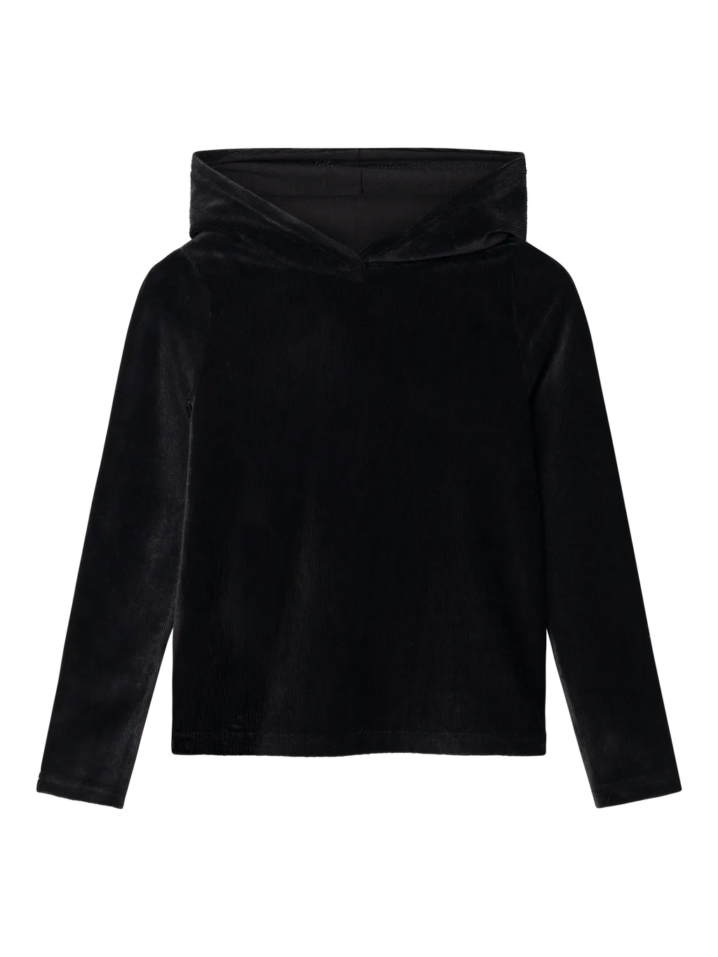 Name it Ringe Hoodie Black