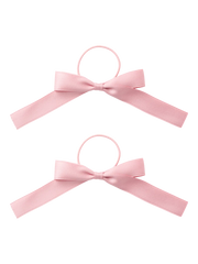 Name it Rena  2PK BOW HAIRELASTIC Mauve Orchid