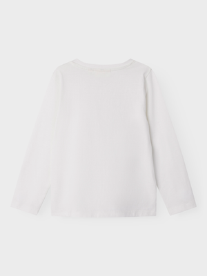 Lil Atelier Dolan Top Coconut Milk