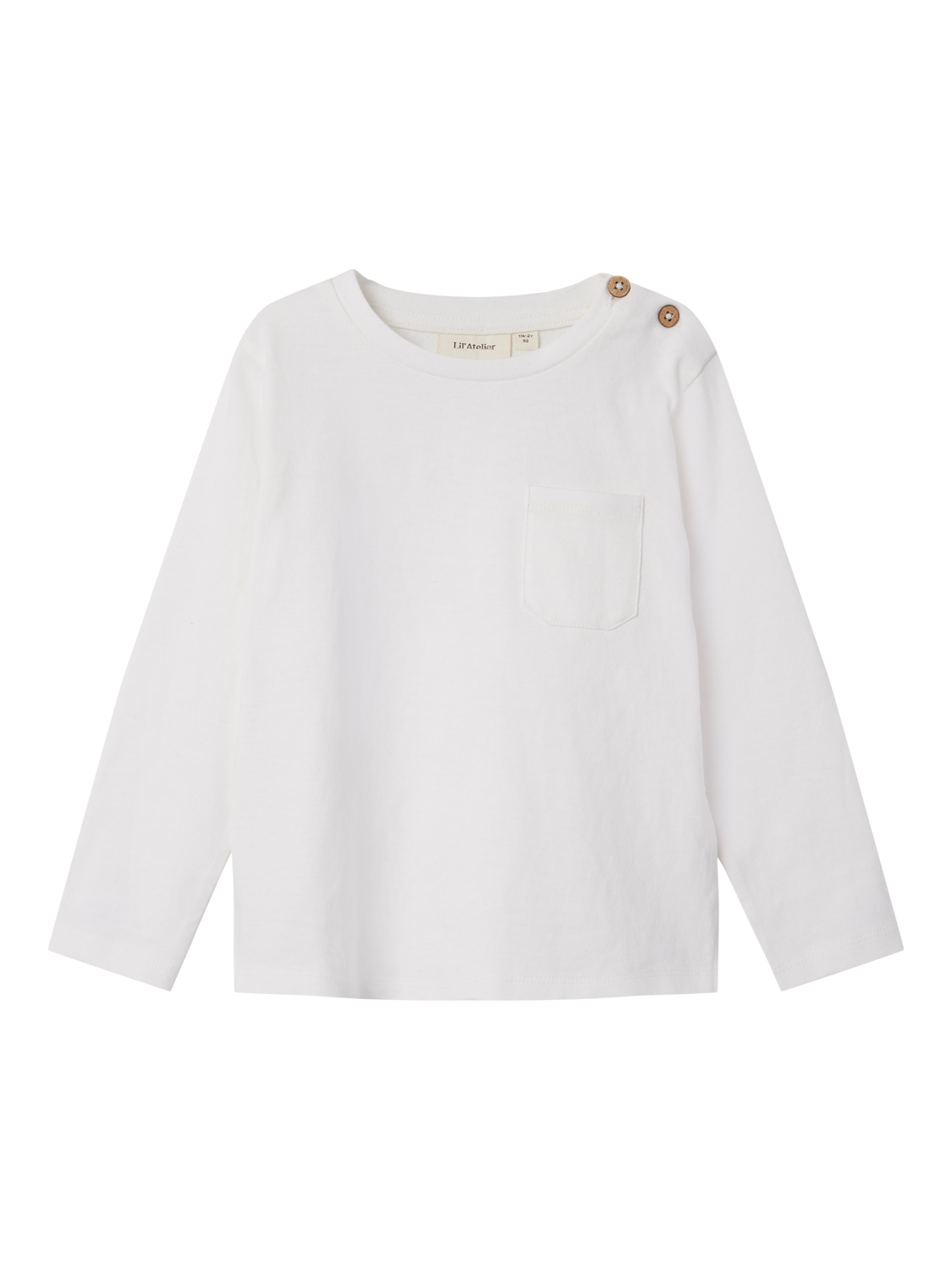Lil Atelier Dolan Top Coconut Milk