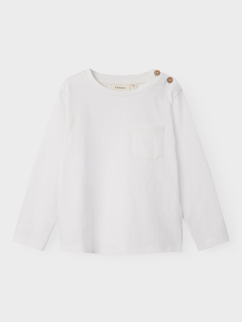 Lil Atelier Dolan Top Coconut Milk