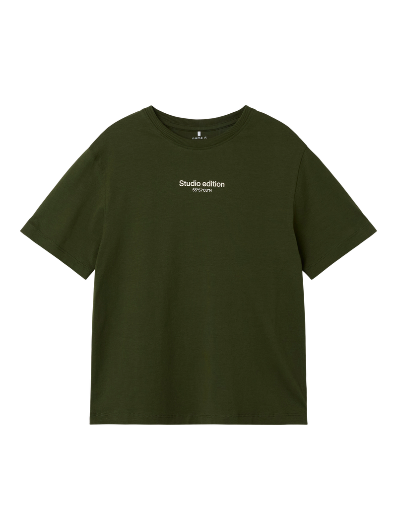 Name it Brody Reg T-shirt Rifle Green