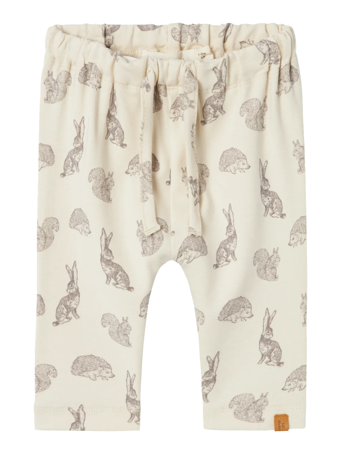 Lil Atelier Geo Pants Turtledove Skog