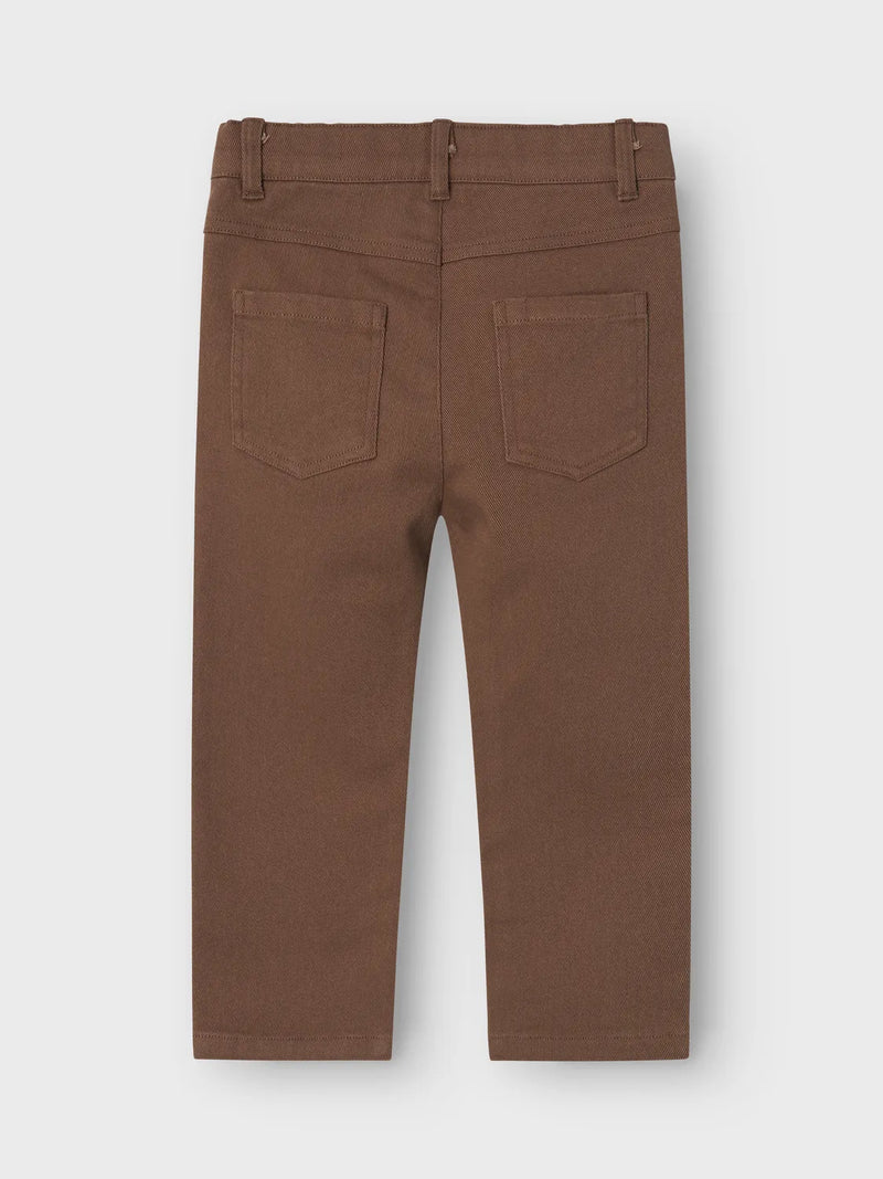 Lil Atelier Ryan Reg Twill Pant Shitake