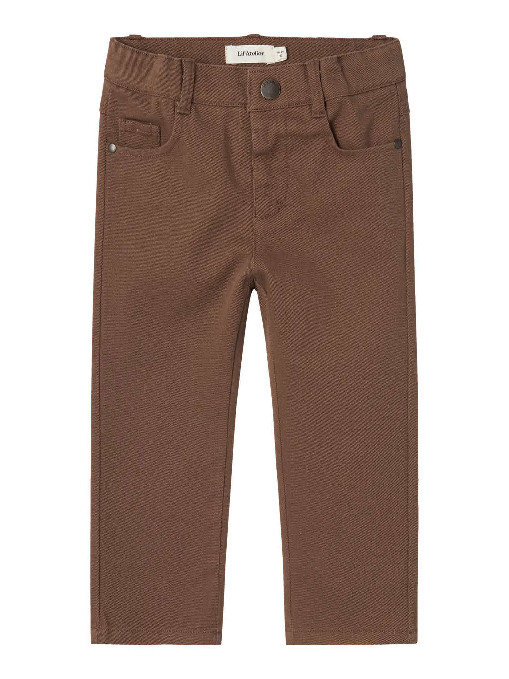 Lil Atelier Ryan Reg Twill Pant Shitake