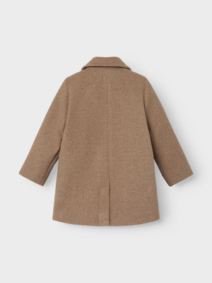 Lil Atelier Nalina Long Jacket Travertine